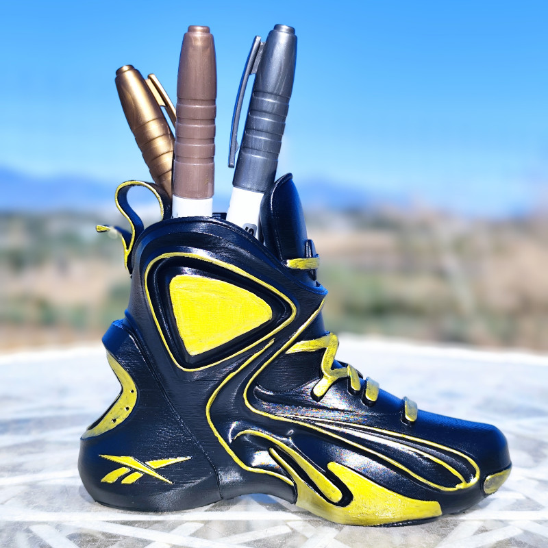 Ultimate Sneaker Saksı - 3D Baskı Ayakkabı Bitki Saksısı ve Kalemlik