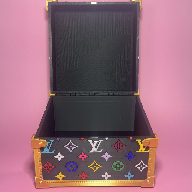 Louis Vuitton Murakami Çok Renkli 3D Baskılı Göğüs Çantası - PLA