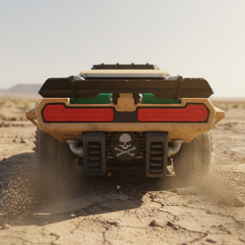 Uzaktan Kumandalı Çöl Savaş Arabası - 3D Baskı Oyuncak
