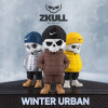 ZKULL Kış Urban Modüler Kafatası Figürü - 3D Baskı Oyuncak