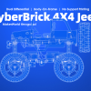CyberBrick 4X4 Jeep RC Araç - 3D Baskı Off-Road Model