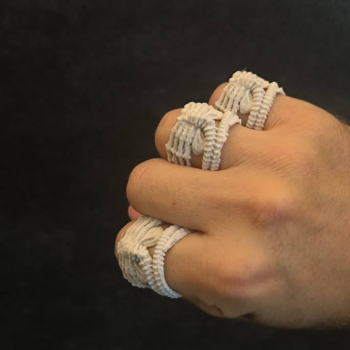 Alien Facehugger Yüzük - Bilim Kurgu Halkası 3D Baskı