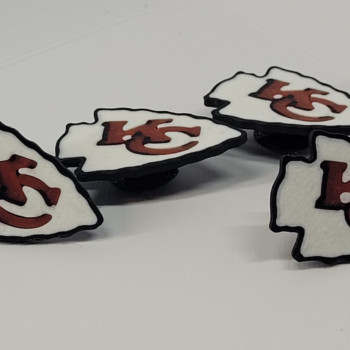 Kansas City Chiefs Tema Ayakkabı Aksesuarı - 3D Baskılı Croc Charm