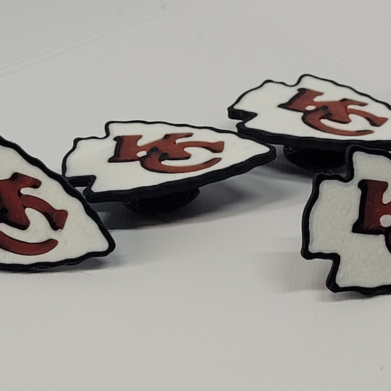 Kansas City Chiefs Tema Ayakkabı Aksesuarı - 3D Baskılı Croc Charm