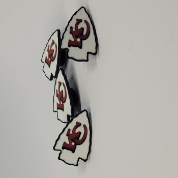 Kansas City Chiefs Tema Ayakkabı Aksesuarı - 3D Baskılı Croc Charm