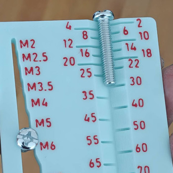 Metrik Vida ve Somun Ölçer Aleti - M2'den M10'a Pratik Ölçüm