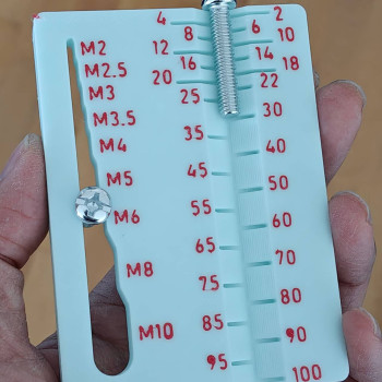 Metrik Vida ve Somun Ölçer Aleti - M2'den M10'a Pratik Ölçüm