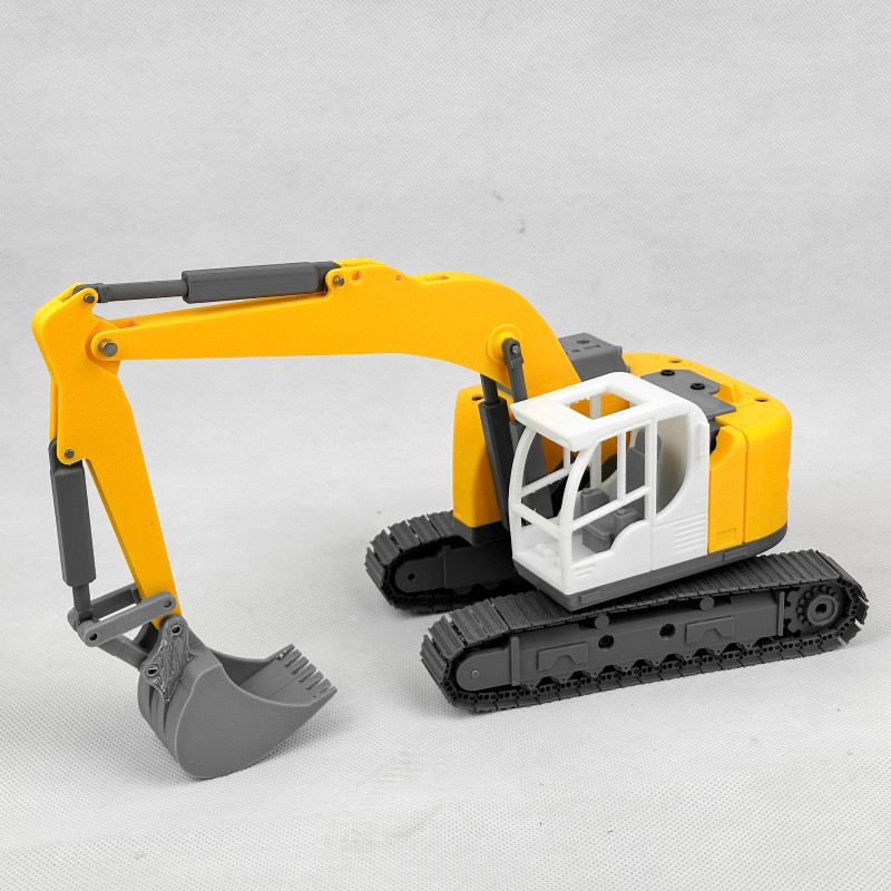 Liebherr Kompakt Paletli Ekskavatör - Hareketli 3D Baskı Modeli