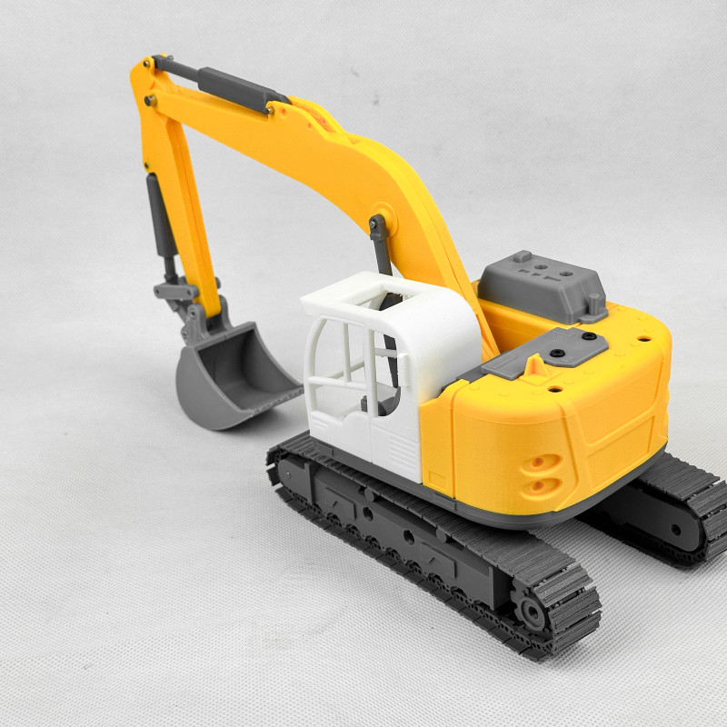 Liebherr Kompakt Paletli Ekskavatör - Hareketli 3D Baskı Modeli