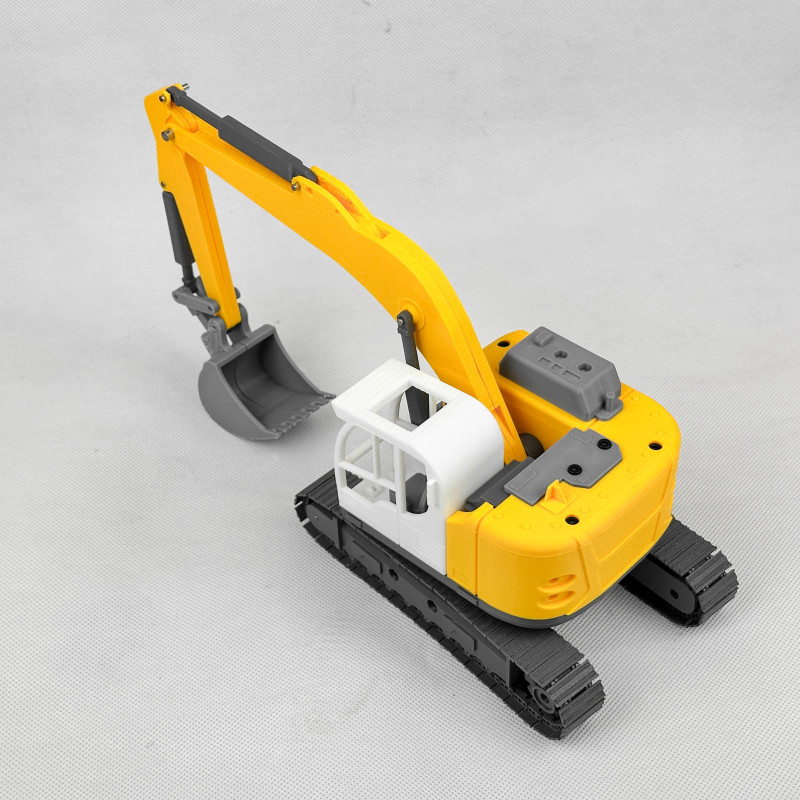 Liebherr Kompakt Paletli Ekskavatör - Hareketli 3D Baskı Modeli