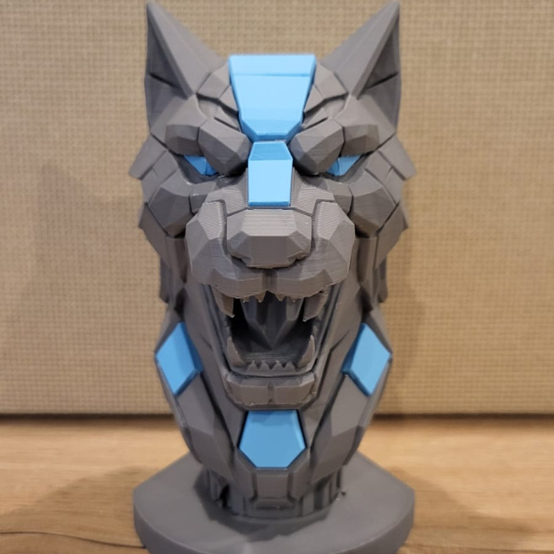 Cerberus 3 Başlı Kalemlik - 3D Baskı Ofis Dekorasyonu