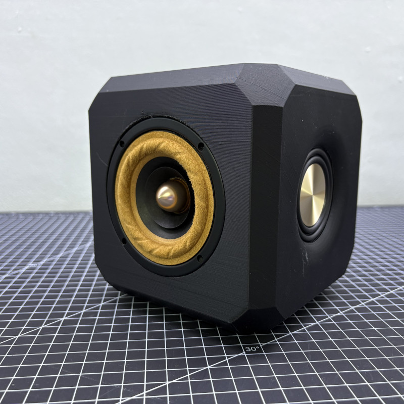 HEXA X BEAT 3D Baskı Pasif Hoparlör Kutusu - Kompakt Ses Gücü