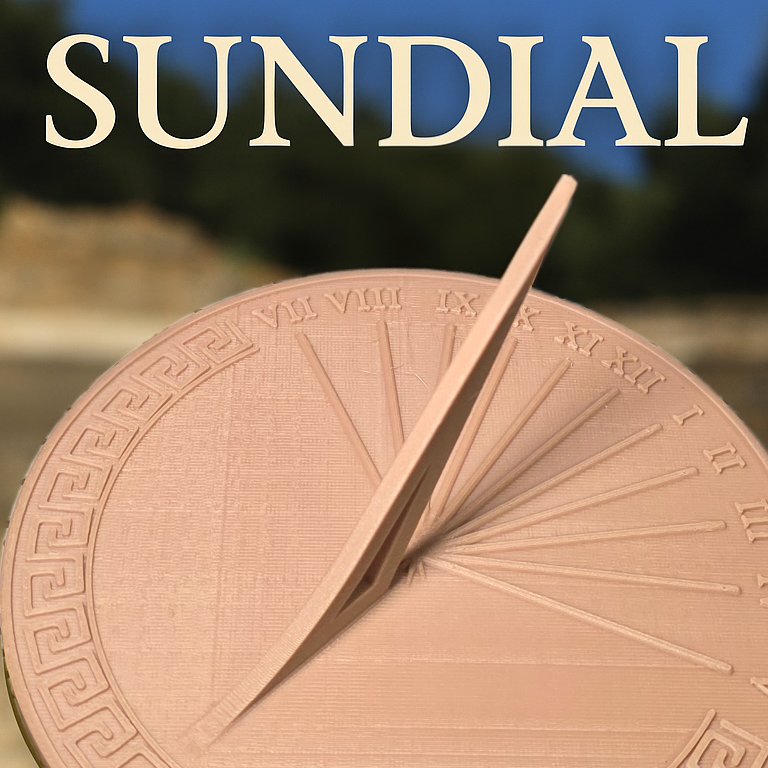 Antik Yunan Güneş Saati - Eğitici 3D Baskı Modeli