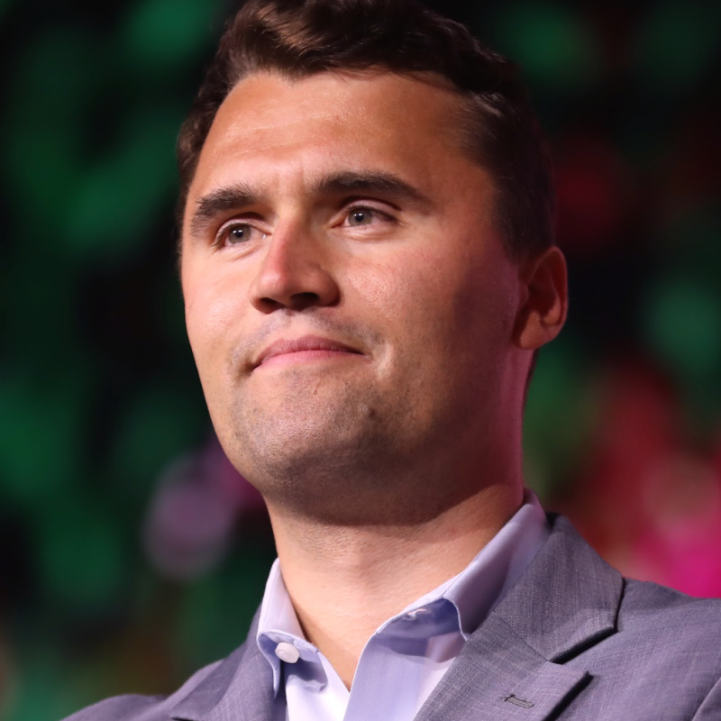 Charlie Kirk Anıt Büstü - 3D Baskı Heykel