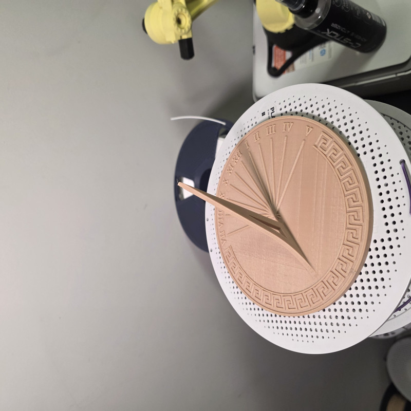 Antik Yunan Güneş Saati - Eğitici 3D Baskı Modeli