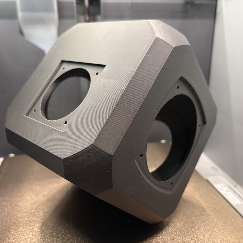 HEXA X BEAT 3D Baskı Pasif Hoparlör Kutusu - Kompakt Ses Gücü