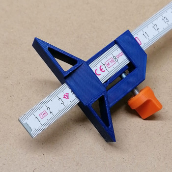 Katlanır Şerit Metre İçin Tekrarlanabilir İşaretleme Durdurucu - 3D Baskı Ölçüm Aracı