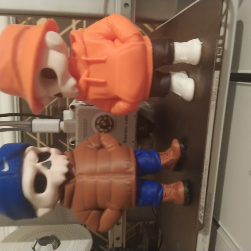 ZKULL Kış Urban Modüler Kafatası Figürü - 3D Baskı Oyuncak