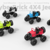 CyberBrick 4X4 Jeep RC Araç - 3D Baskı Off-Road Model