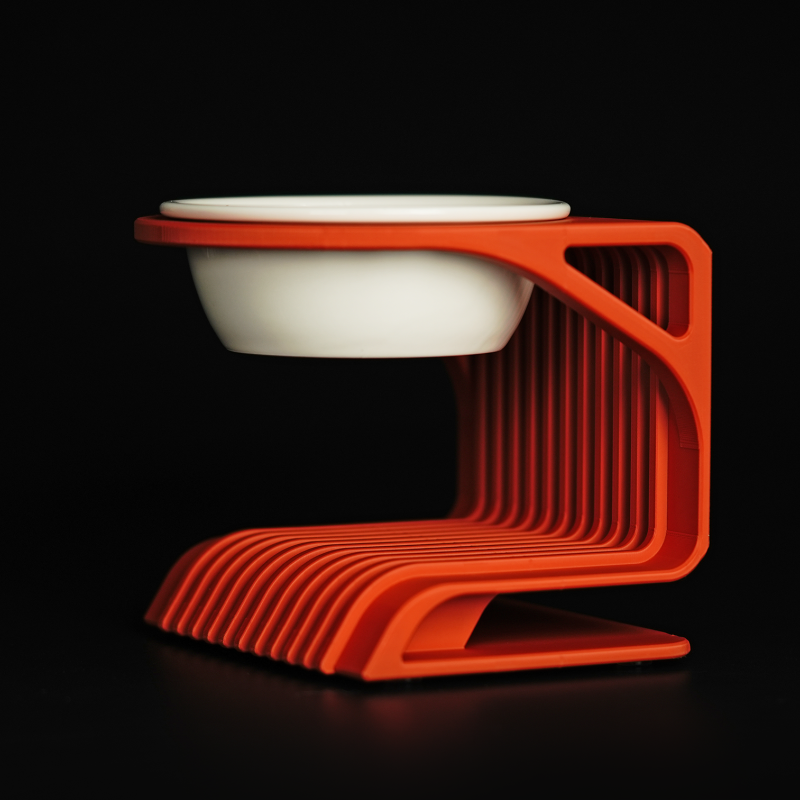 Onami Evcil Hayvan Mama Kabı Yükseltici Stand - Dalga Tasarım