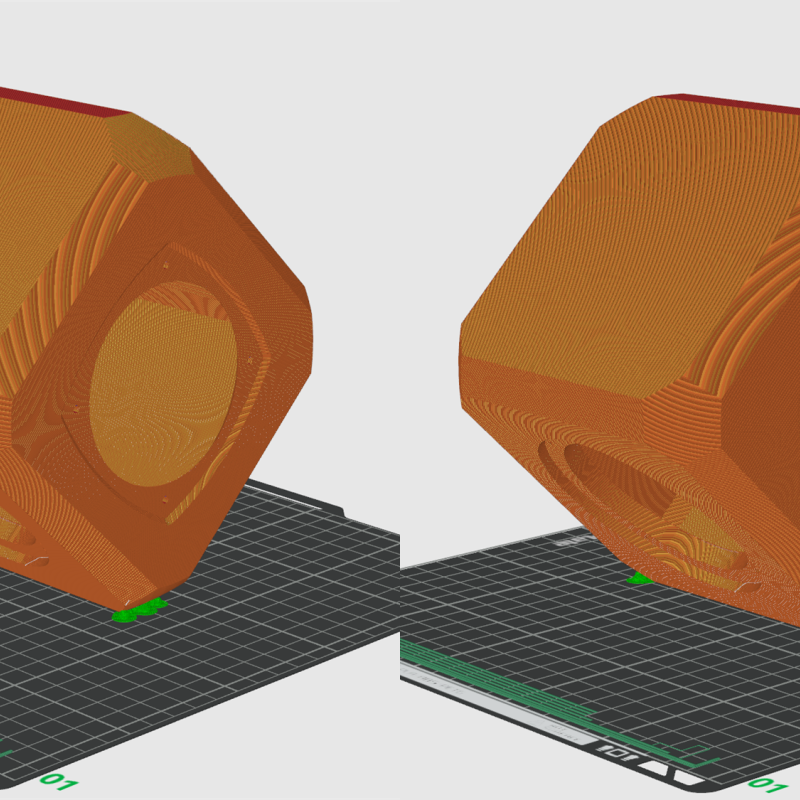 HEXA X BEAT 3D Baskı Pasif Hoparlör Kutusu - Kompakt Ses Gücü