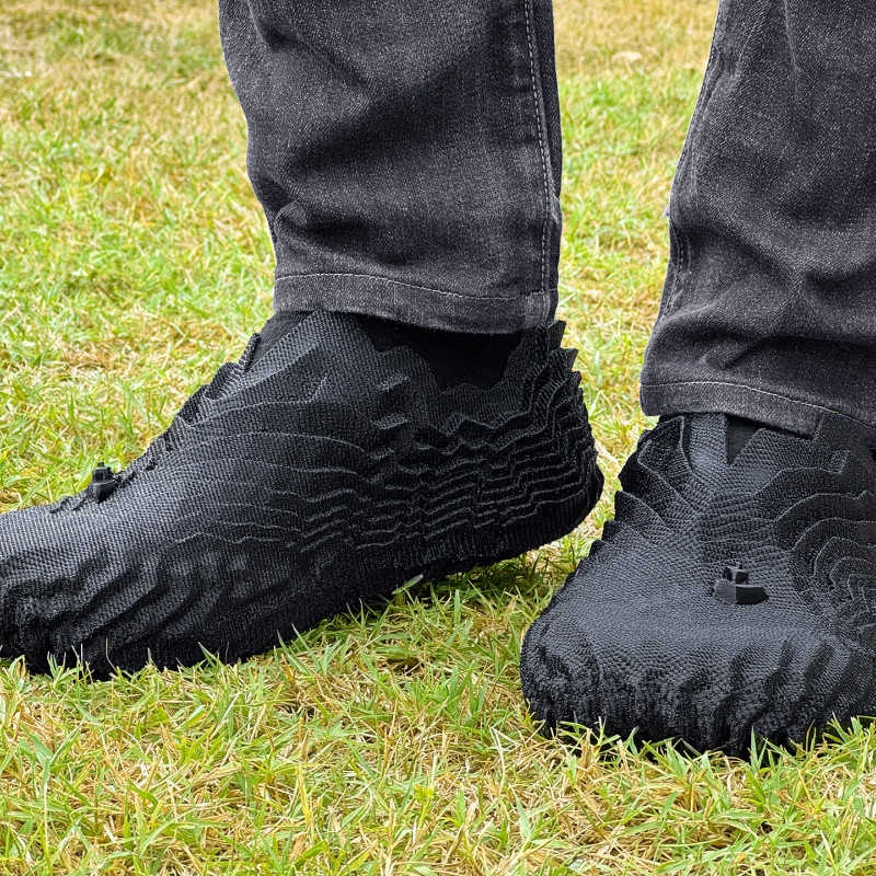 Dalga Formlu 3D Baskı Ayakkabı - Origami Tasarım