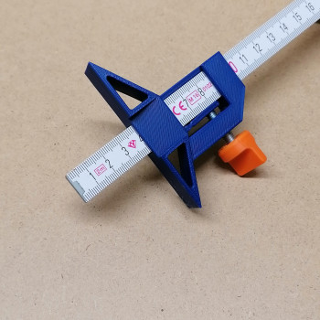 Katlanır Şerit Metre İçin Tekrarlanabilir İşaretleme Durdurucu - 3D Baskı Ölçüm Aracı