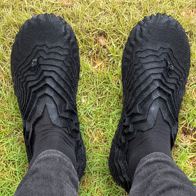 Dalga Formlu 3D Baskı Ayakkabı - Origami Tasarım