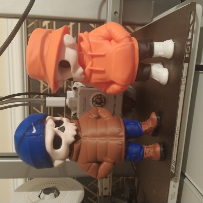 ZKULL Kış Urban Modüler Kafatası Figürü - 3D Baskı Oyuncak