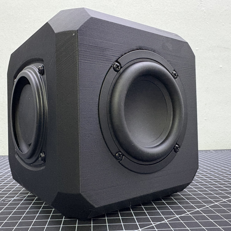 HEXA X BEAT 3D Baskı Pasif Hoparlör Kutusu - Kompakt Ses Gücü