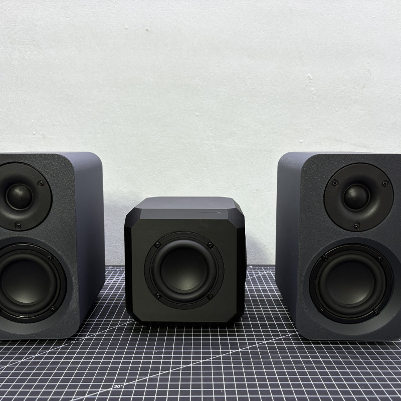 HEXA X BEAT 3D Baskı Pasif Hoparlör Kutusu - Kompakt Ses Gücü