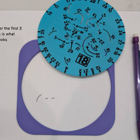 Dönen Şablon Cadılar Bayramı Paketi - 12 Farklı Desen 3D Baskı