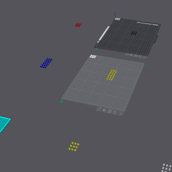 Piksel Sanatı Şişe - 3D Baskı Dekoratif Puzzle