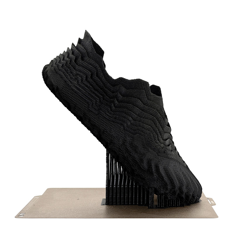 Dalga Formlu 3D Baskı Ayakkabı - Origami Tasarım