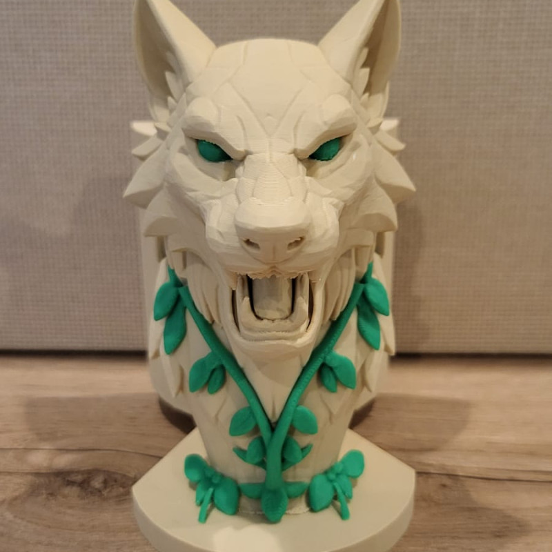 Cerberus 3 Başlı Kalemlik - 3D Baskı Ofis Dekorasyonu