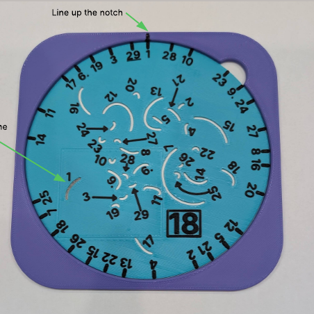 Dönen Şablon Cadılar Bayramı Paketi - 12 Farklı Desen 3D Baskı