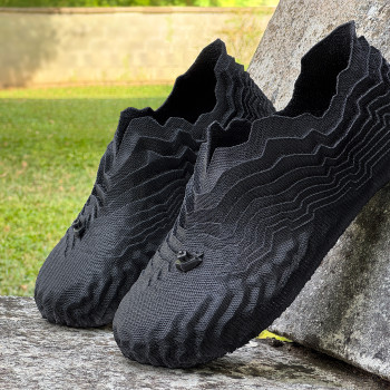 Dalga Formlu 3D Baskı Ayakkabı - Origami Tasarım