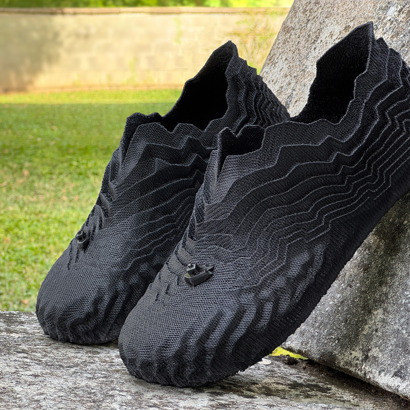 Dalga Formlu 3D Baskı Ayakkabı - Origami Tasarım