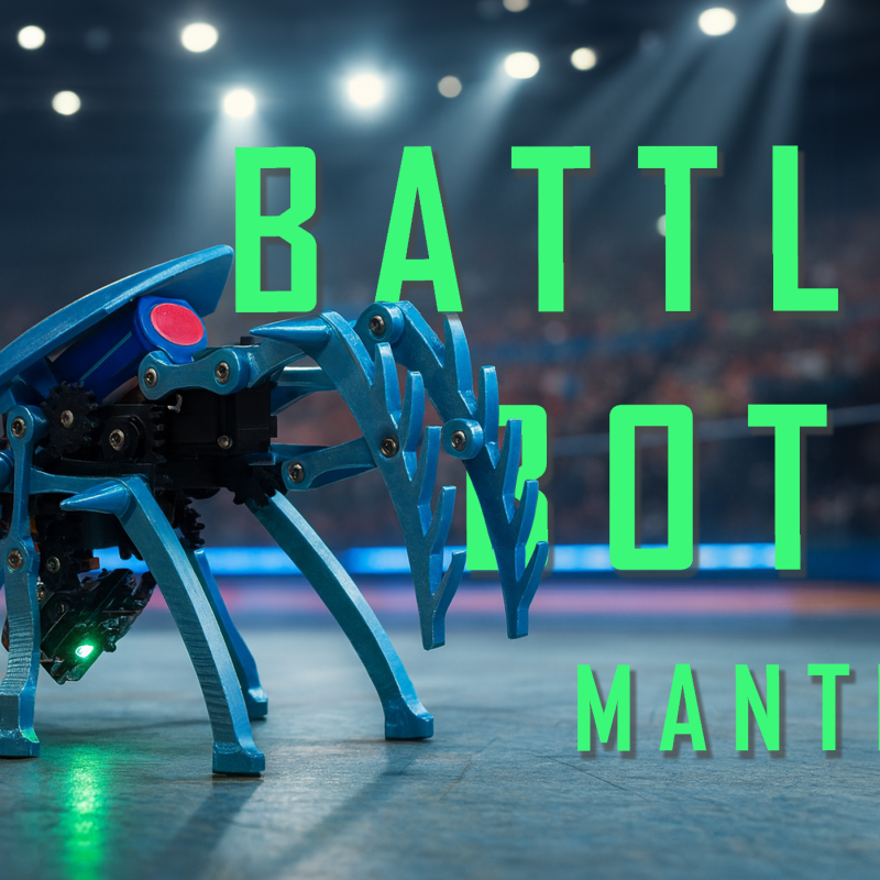 Mantis Savaş Robotu - 3D Baskılı Oyuncak ve Koleksiyon Parçası