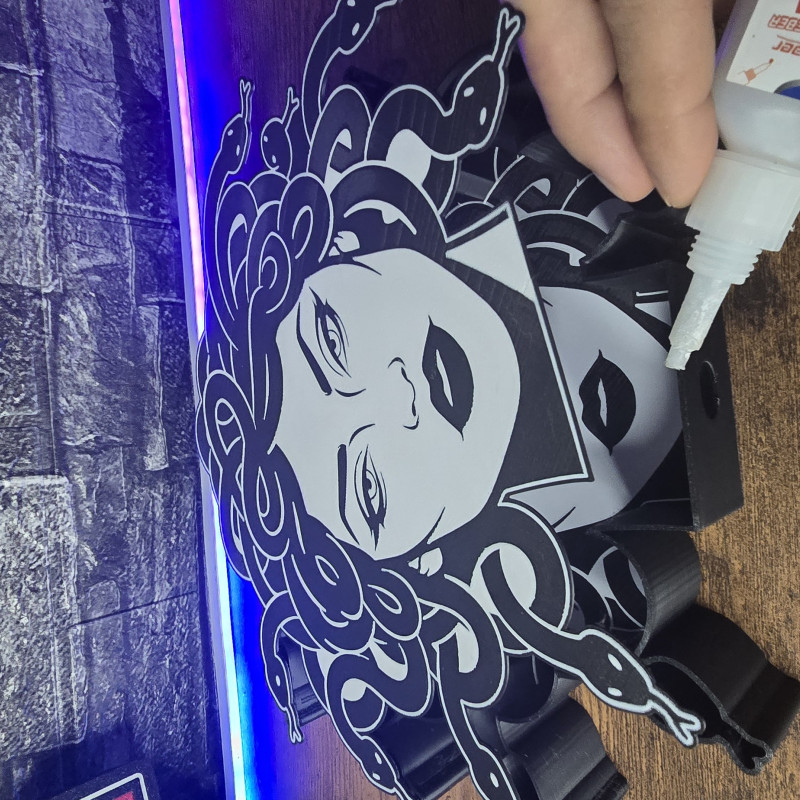 Denizanası LED Lamba - 3D Baskı Dekoratif Aydınlatma