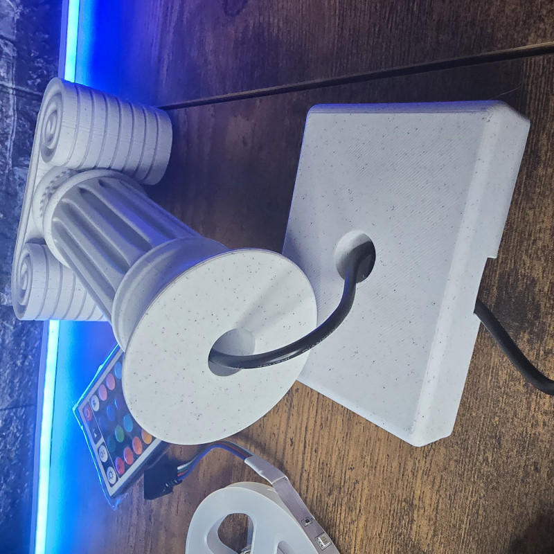 Denizanası LED Lamba - 3D Baskı Dekoratif Aydınlatma