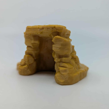 Sürüngen Kanyon Kemeri - 3D Baskı Tırmanma ve Saklanma Dekoru