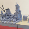 IJN Yamato Savaş Gemisi 3D Baskı Modeli - Yüksek Detay