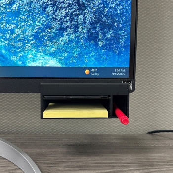 Monitör Altı Yapışkan Not ve Kalem Tutucu - Şablonlu 3D Baskı