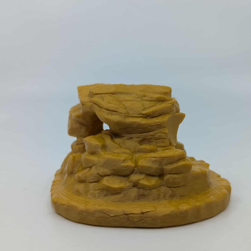 Sürüngen Kanyon Kemeri - 3D Baskı Tırmanma ve Saklanma Dekoru