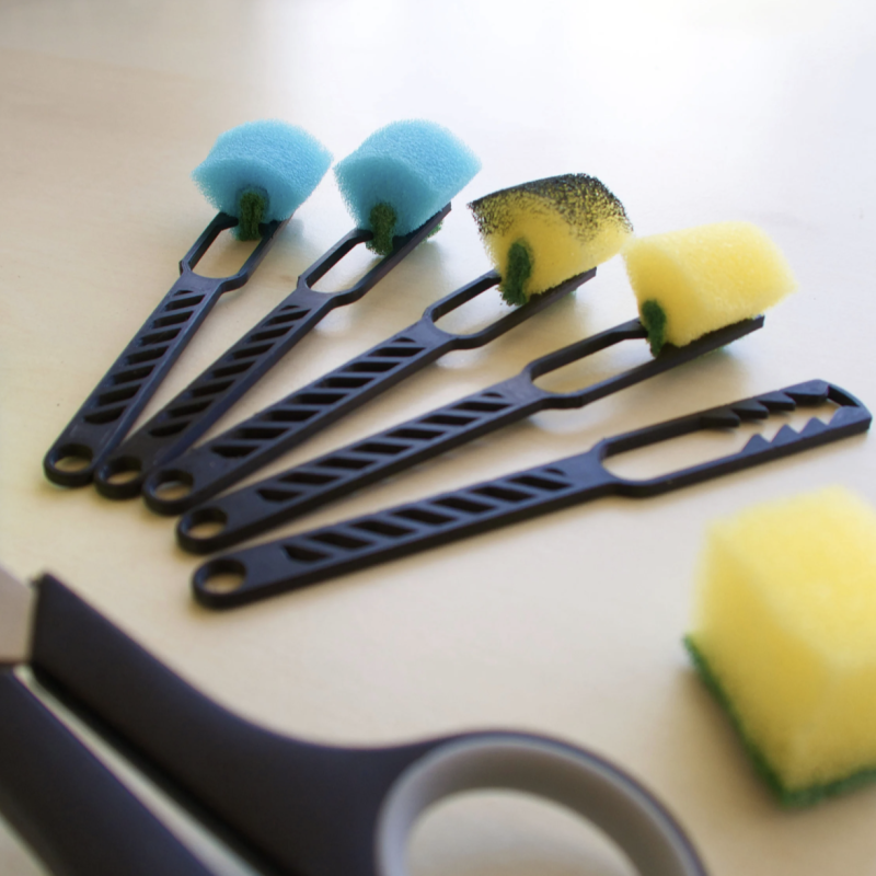 Yeniden Kullanılabilir Sünger Fırça Sapı - 3D Baskı Boyama Aparatı