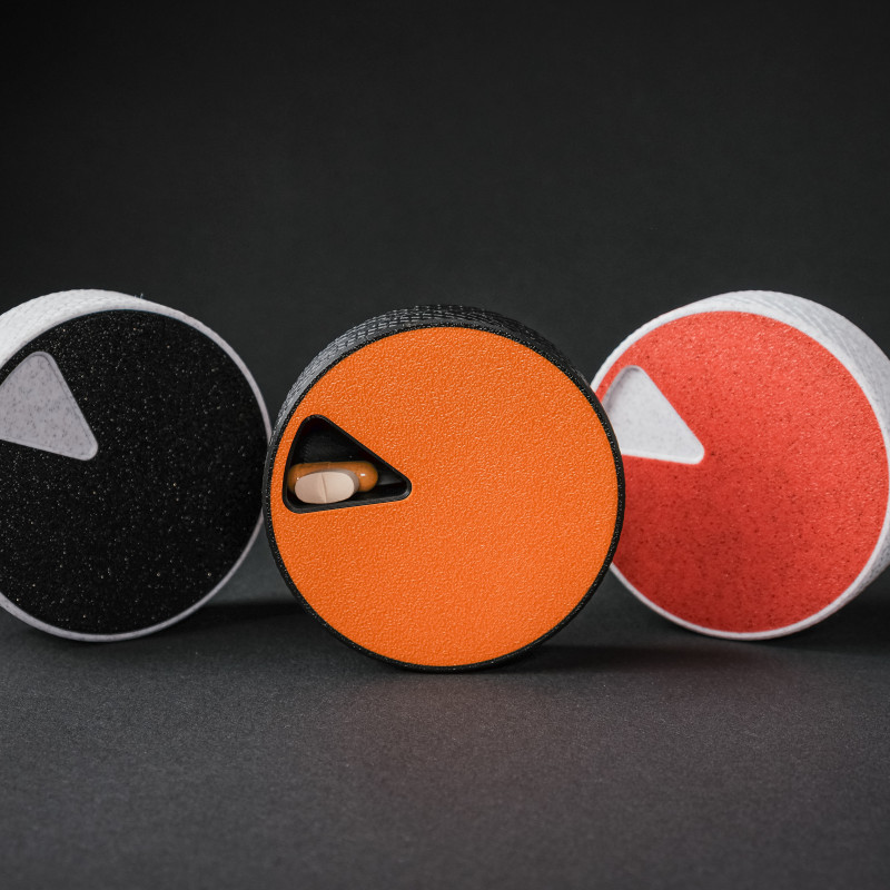 7 Günlük Dönen İlaç Organizatörü - 3D Baskılı Pratik İlaç Kutusu 7 Günlük Dönen İlaç Organizatörü - 3D Baskılı Pratik İlaç Kutusu