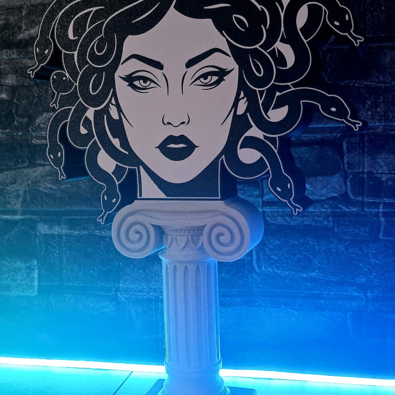 Denizanası LED Lamba - 3D Baskı Dekoratif Aydınlatma