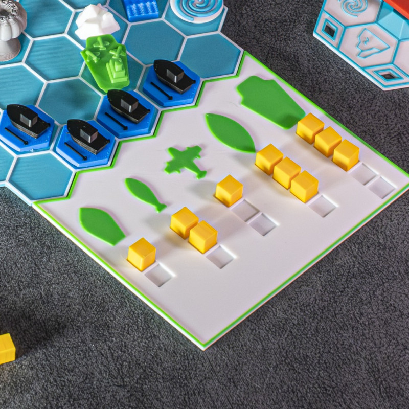 Oceans Fury Deniz Savaşı Strateji Oyunu - 3D Baskılı