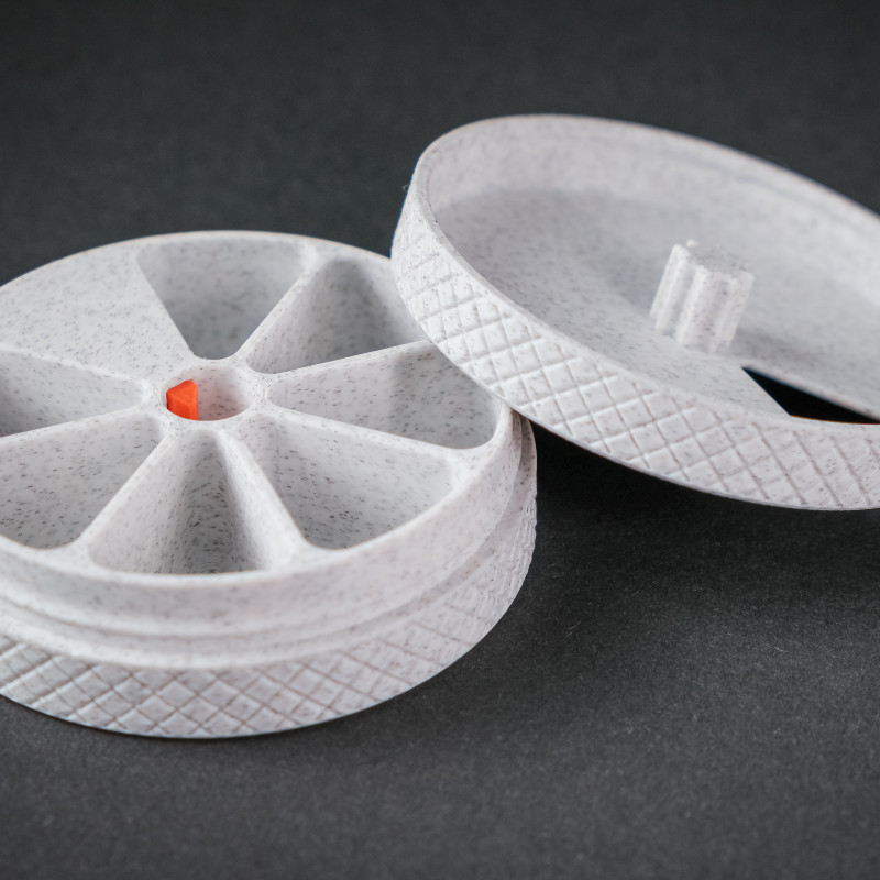 7 Günlük Dönen İlaç Organizatörü - 3D Baskılı Pratik İlaç Kutusu 7 Günlük Dönen İlaç Organizatörü - 3D Baskılı Pratik İlaç Kutusu